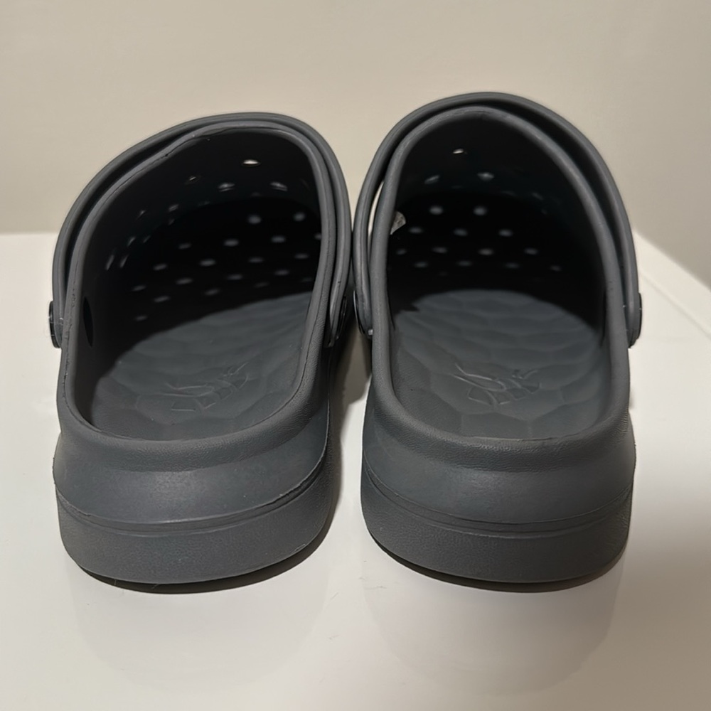 Joybees Varsity Clogs Dark Gray‎ Womens Size 8 - Picture 3 of 7